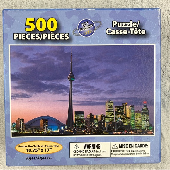Two 500 Piece Jigsaw Puzzles CN Tower and Niagra Falls 17 x 10.75 inches NEW - Picture 3 of 8